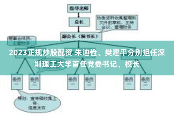 2023正规炒股配资 朱迪俭、樊建平分别担任深圳理工大学首任党委书记、校长