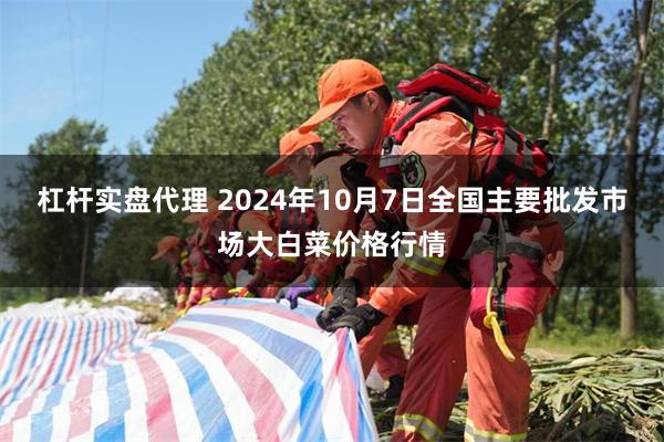 杠杆实盘代理 2024年10月7日全国主要批发市场大白菜价格行情