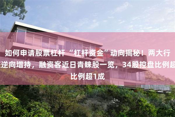 如何申请股票杠杆 “杠杆资金”动向揭秘！两大行业获逆向增持，融资客近日青睐股一览，34股控盘比例超1成